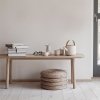 Stelton THEO Kubek Ceramiczny z Pokrywką Bambusową / Piaskowy